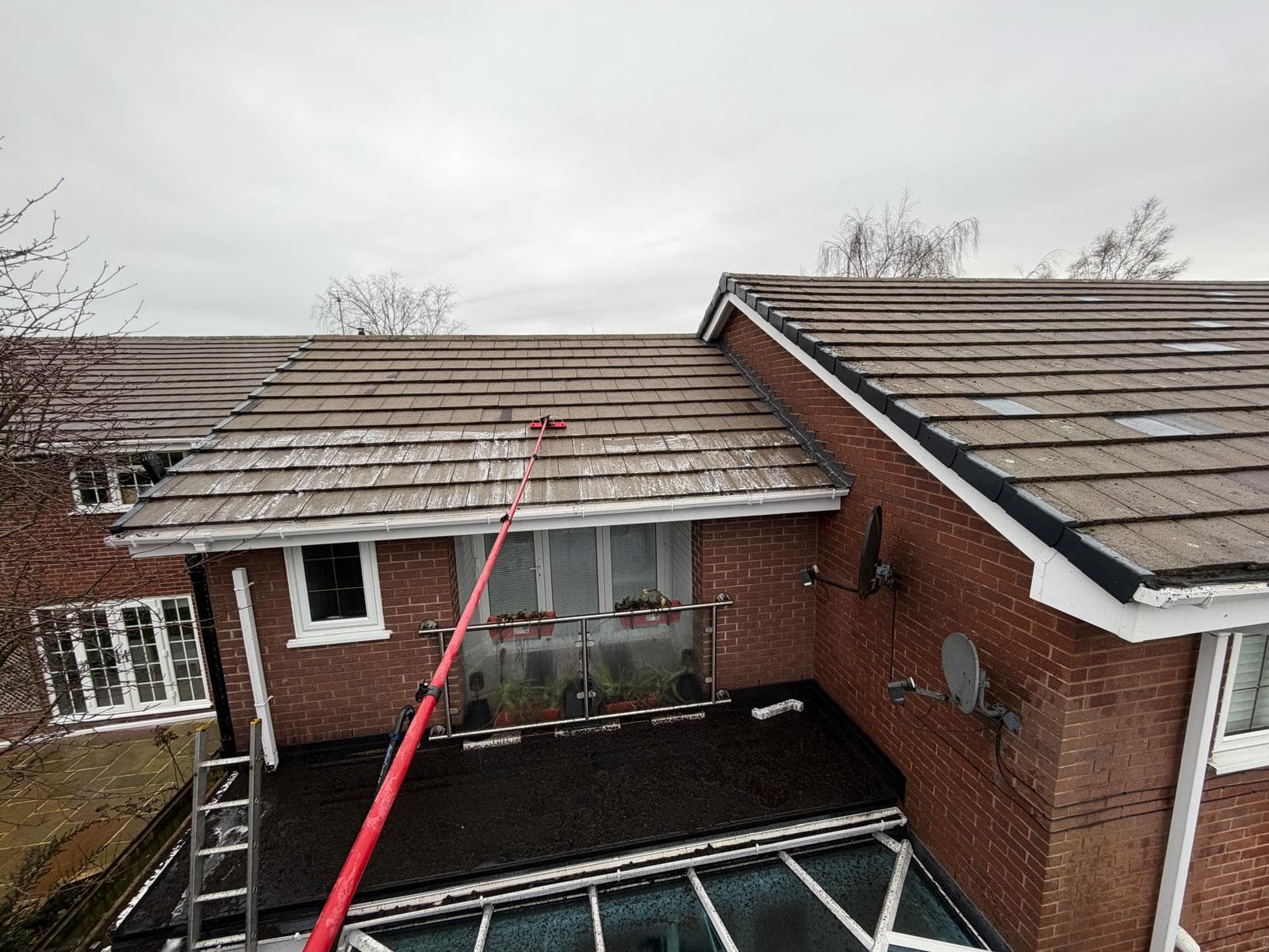 Prewash Roof Cleaning